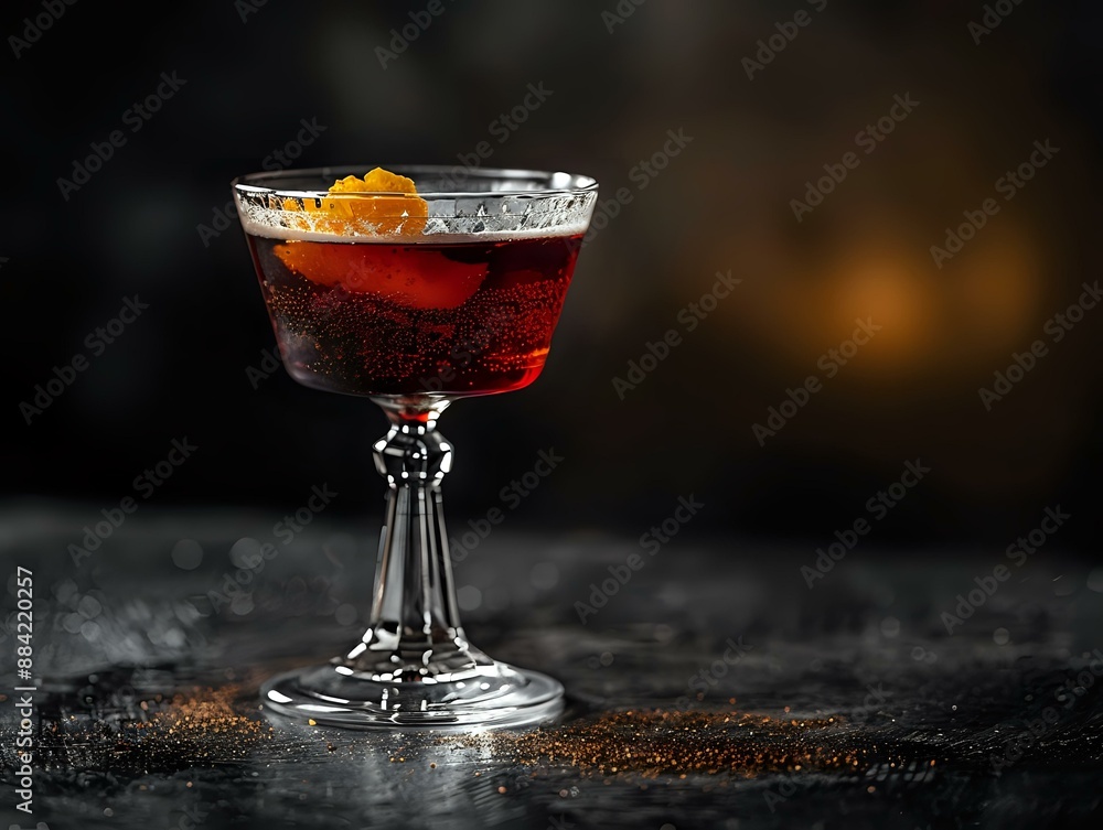 Velvety Coffee Cocktail with Citrus Twist Velvety Coffee Cocktail with Citrus Twist