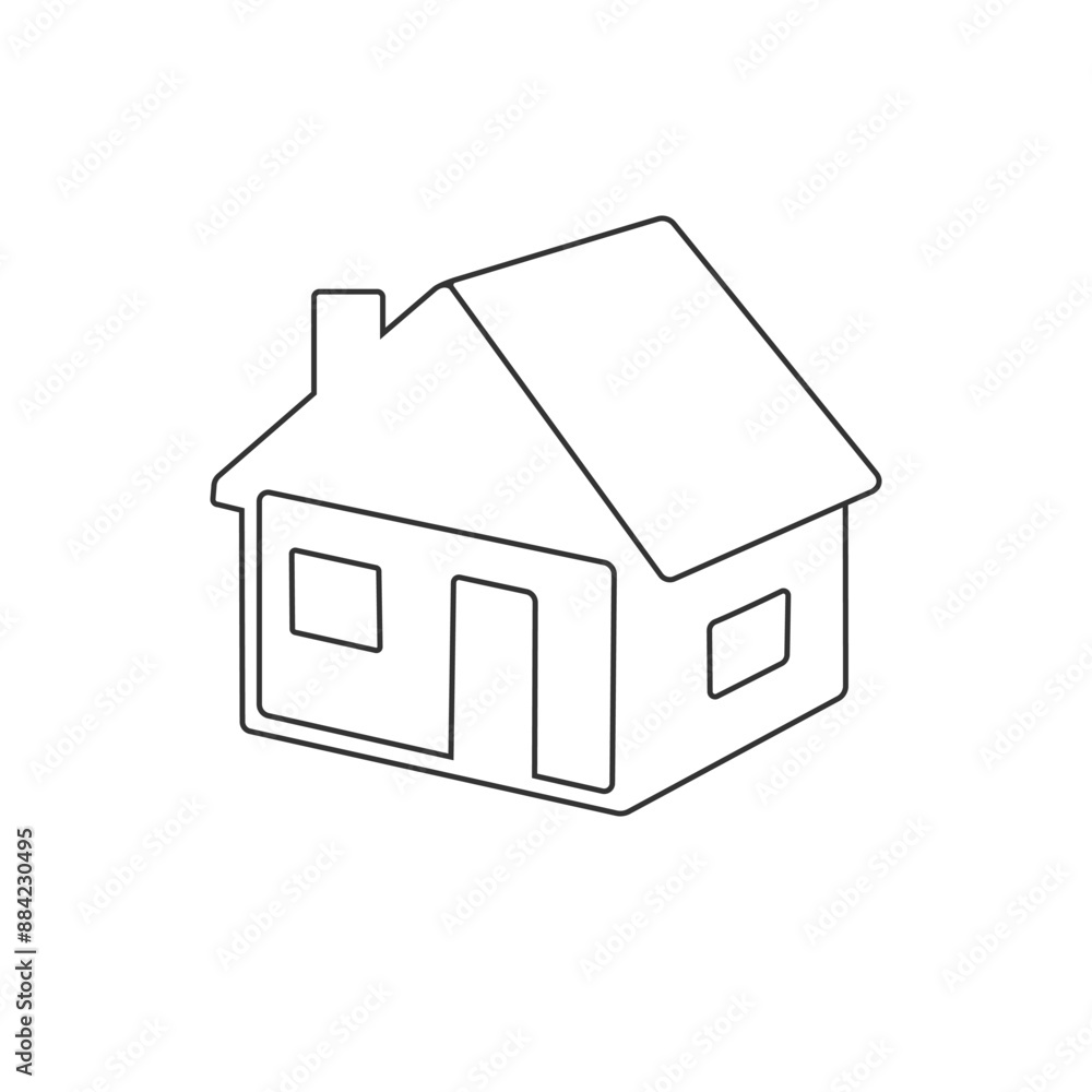 Home icon vector. House, real estate icon symbol isolated Home icon vector. House, real estate icon symbol isolated