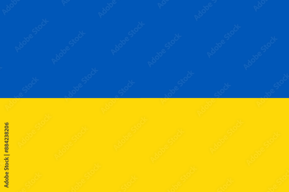 Illustration icon flag of Ukraine simple Illustration icon flag of Ukraine simple