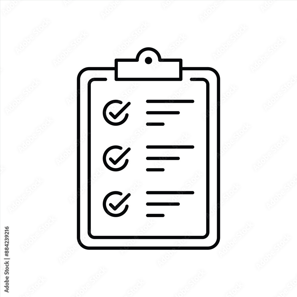 clipboard icon. clipboard checklist icon. vector illustration clipboard icon. clipboard checklist icon. vector illustration