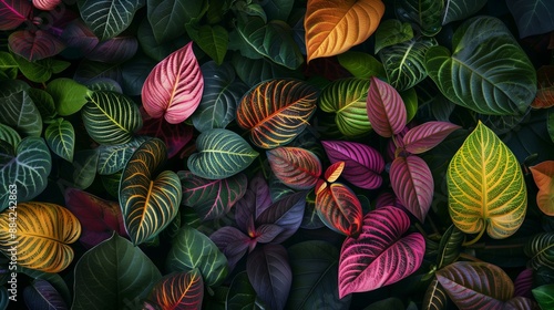 Wallpaper Mural Pixel patterns in nature, seen in the designs of leaves and colors of flowers, showcase natural beauty. Torontodigital.ca