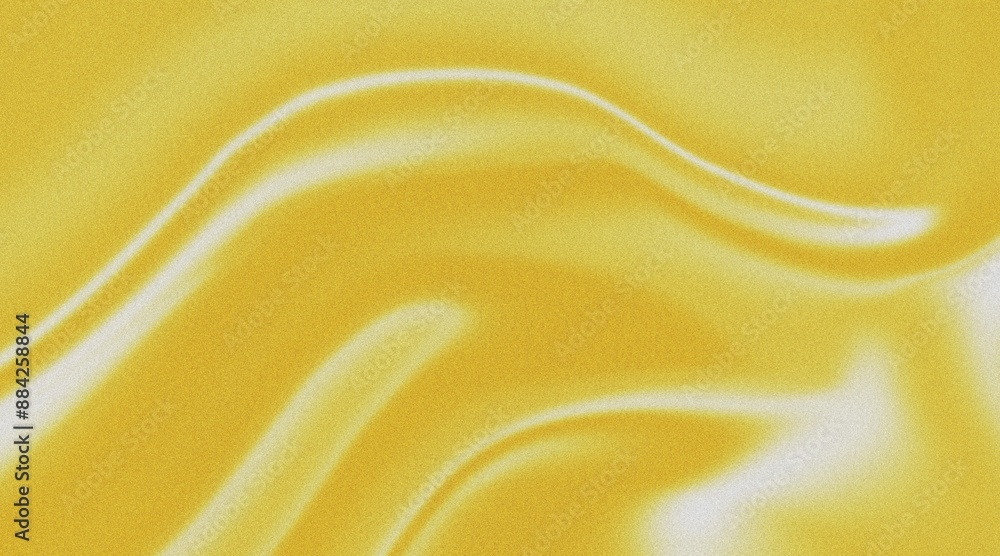 Obraz premium Abstract yellow gold gradient blurred background grainy noise texture backdrop poster banner