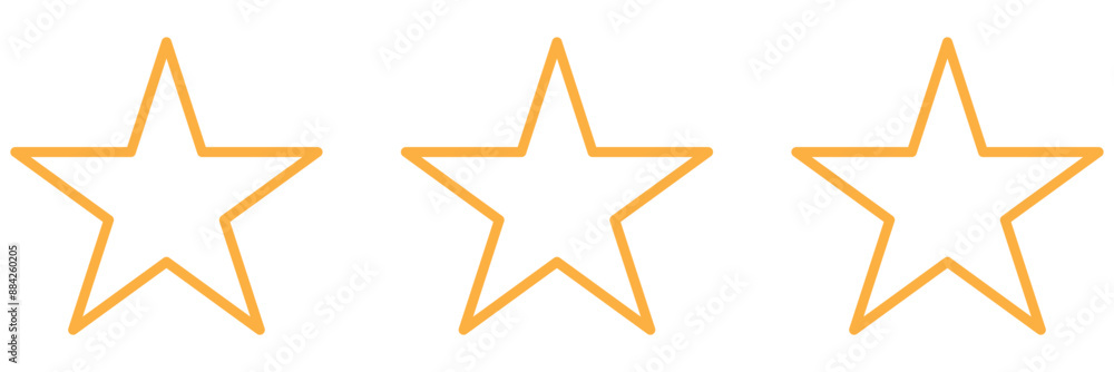 Star vector icons. Set of star symbols isolated. Star vector icons. Set of star symbols isolated.
