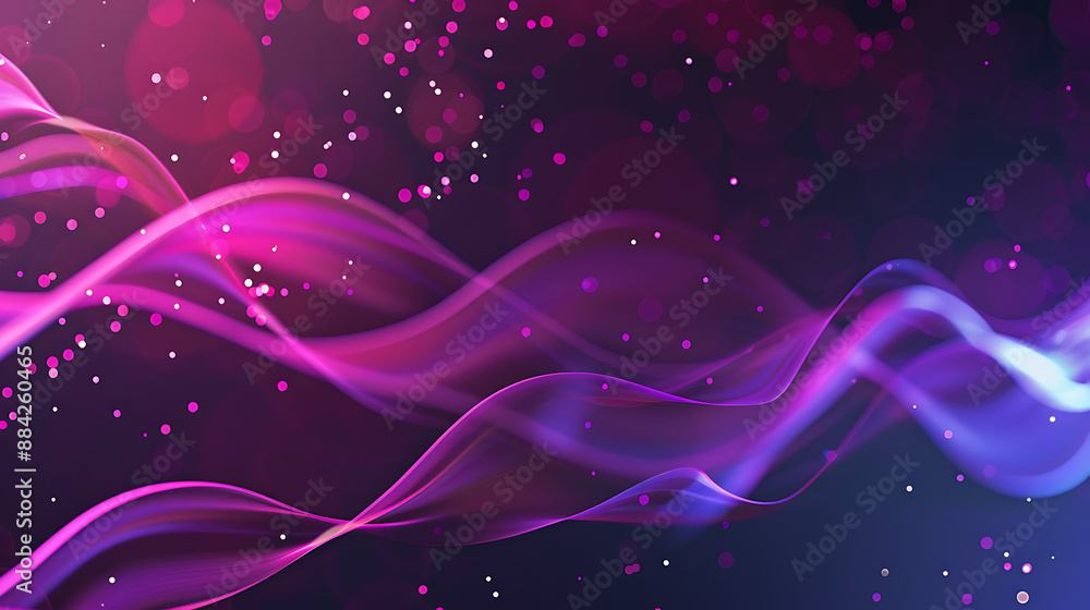 Neon Breeze - Abstract Particle Waves Neon Breeze - Abstract Particle Waves