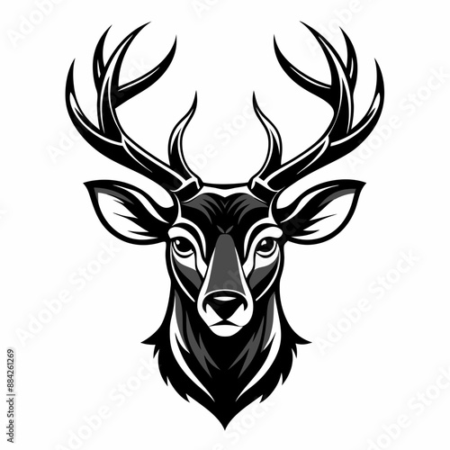 deer head vector