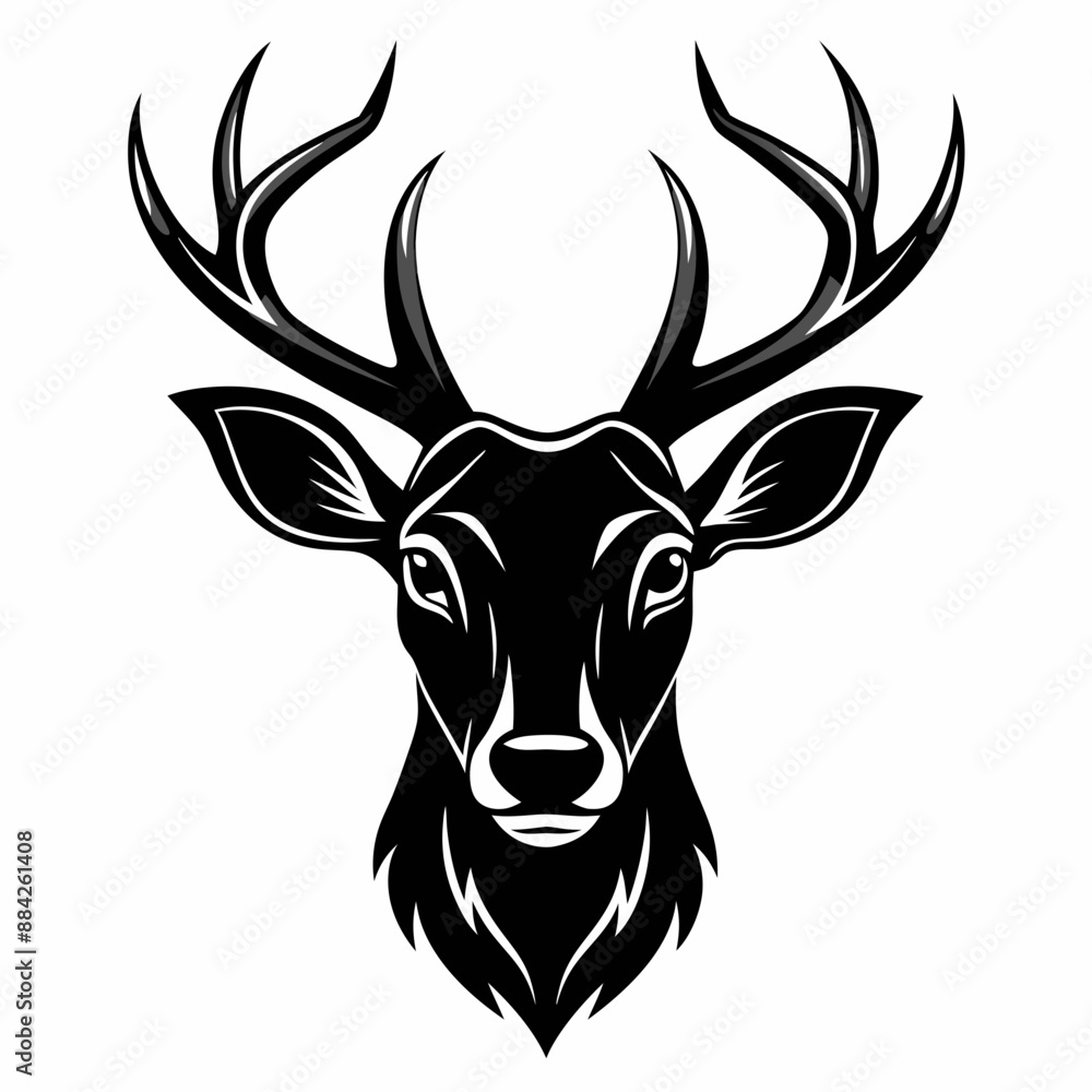 Fototapeta premium Deer head Vector
