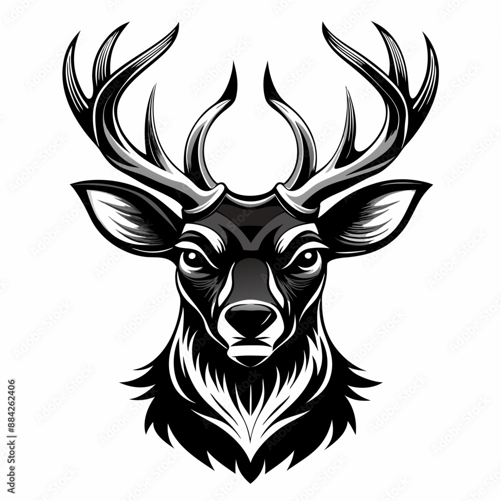 deer head vector deer head vector