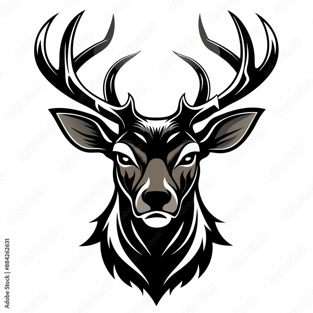 deer head vector deer head vector