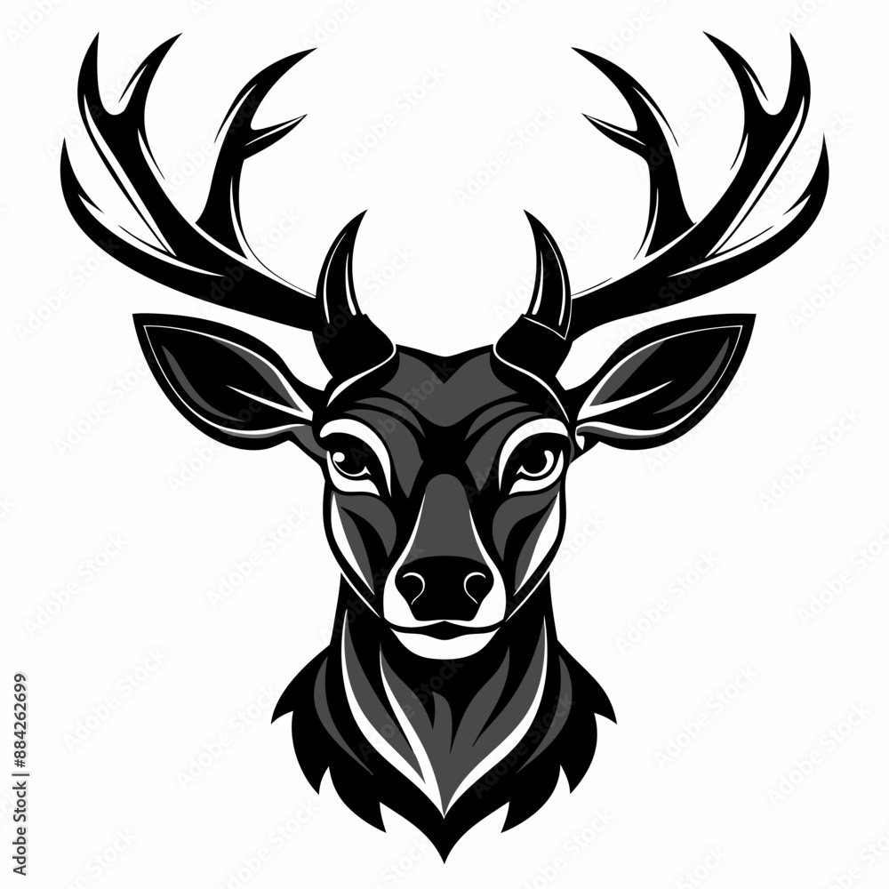 deer head vector deer head vector