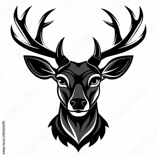 deer head vector