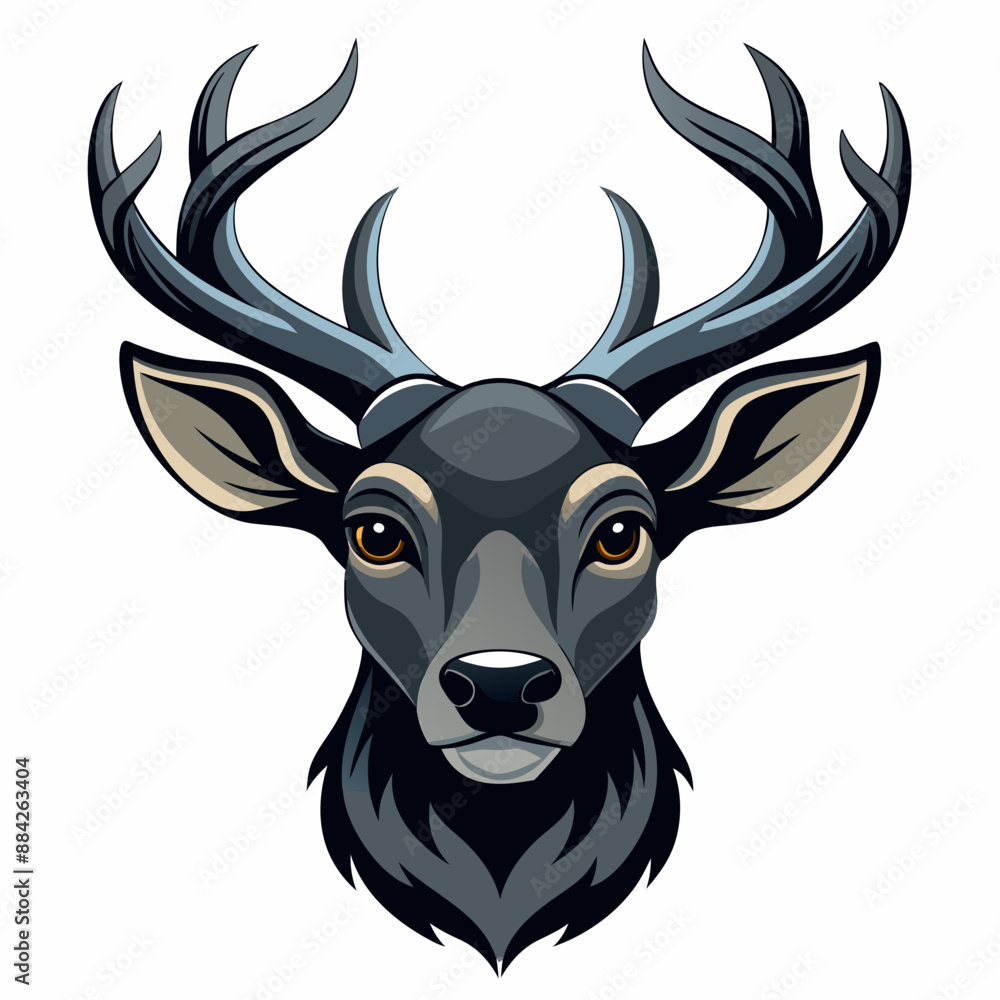 deer head vector deer head vector