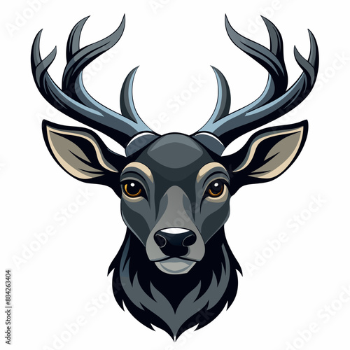 deer head vector