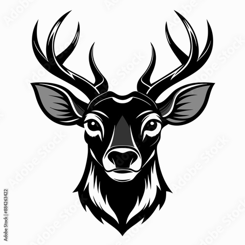 deer head vector