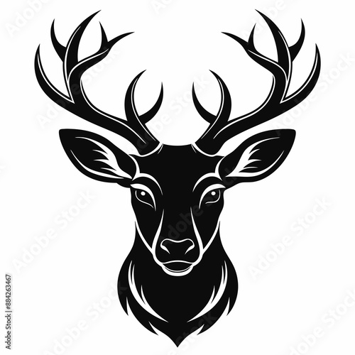 deer head vector