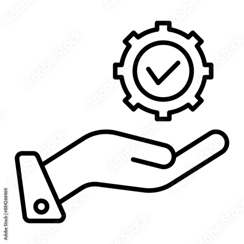 Car Service icon. outline icon