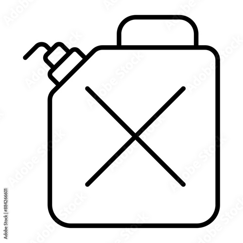 Gasoline icon. outline icon