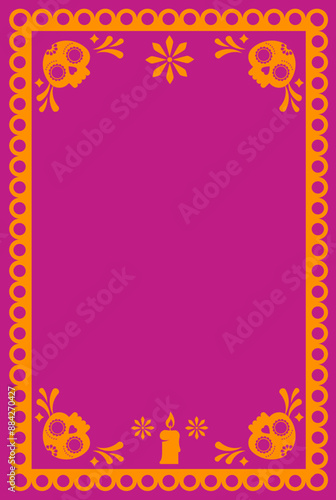Mexican decorative frame
