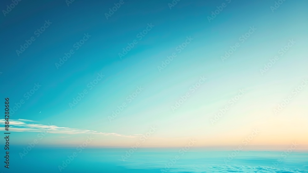 Obraz premium Sky with clouds and moon.