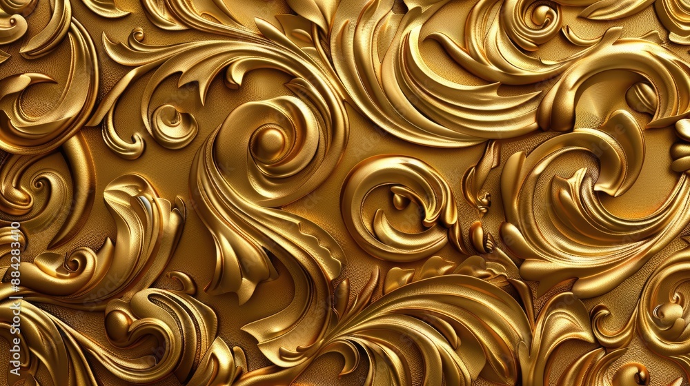 gold Filigree texture. Gold background. Abstract background gold Filigree texture. Gold background. Abstract background