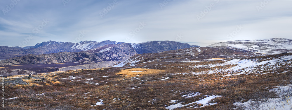 Countryside, mountain and winter landscape with view of environment or nature for growth and sustainability. Earth, sky and travel with natural ecosystem outdoor for conservation or green ecology Countryside, mountain and winter landscape with view of environment or nature for growth and sustainability. Earth, sky and travel with natural ecosystem outdoor for conservation or green ecology