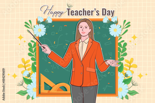 Happy teachers day congratulations.