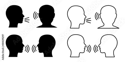 People talk: speak and listen, communicate