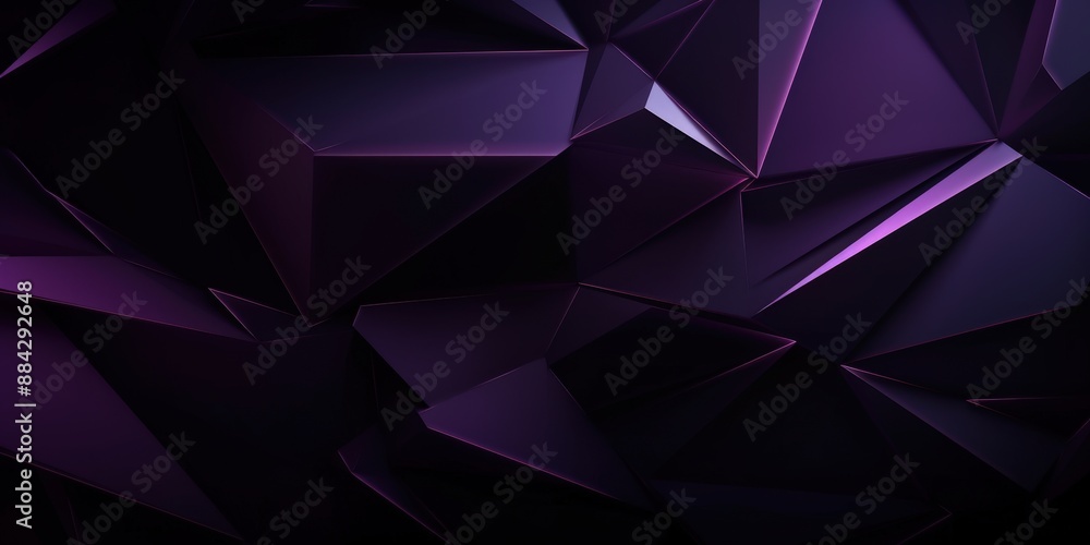 Obraz premium Abstract Purple Geometric Background