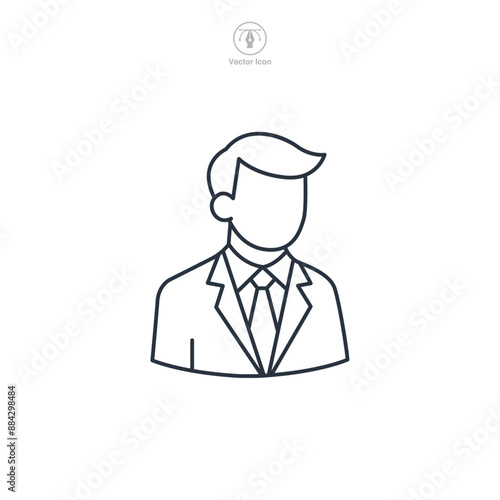 Avatar Icon theme symbol vector illustration isolated on white background