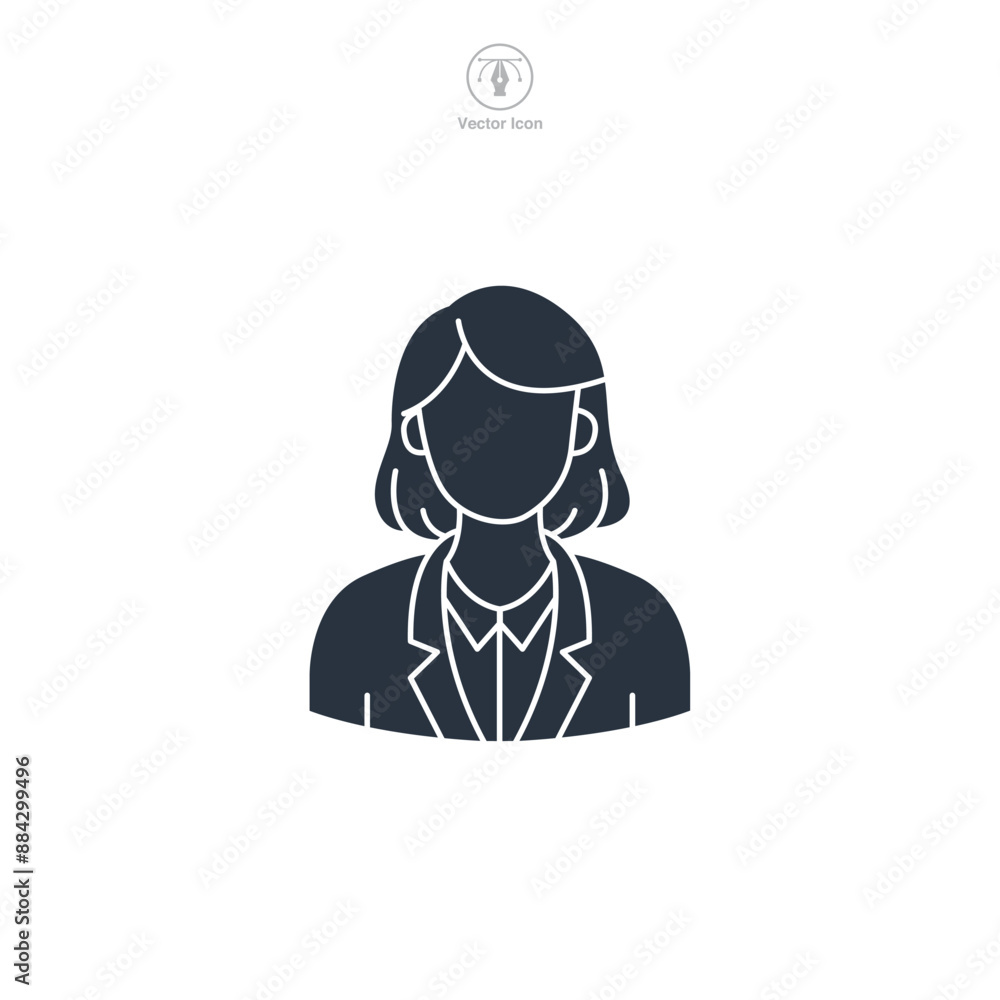Avatar Icon theme symbol vector illustration isolated on white background Avatar Icon theme symbol vector illustration isolated on white background