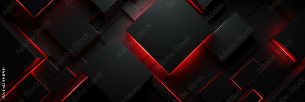 Abstract Red and Black Geometric Background Abstract Red and Black Geometric Background