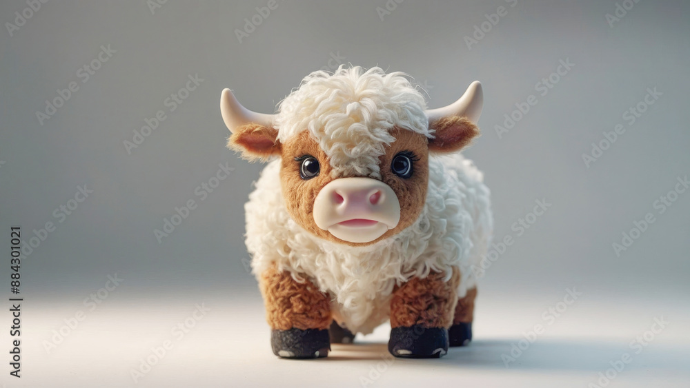 cute small toy plush bull cute small toy plush bull