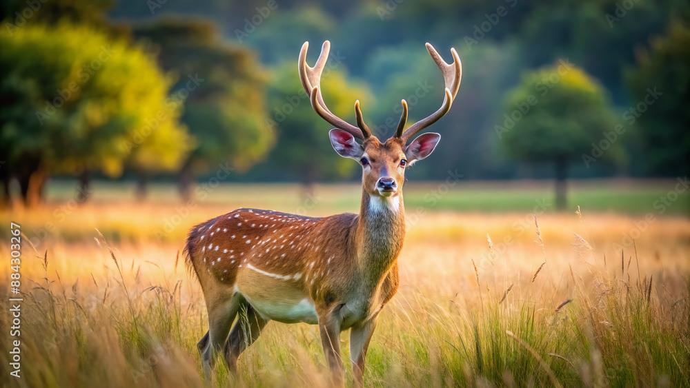 Obraz premium deer in the field