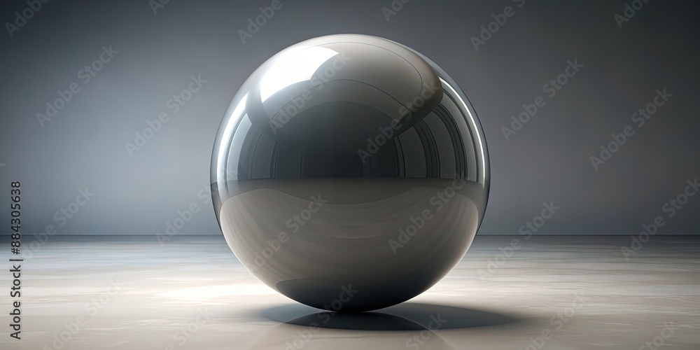 Big gray sphere with glares, sphere, gray, shiny, reflective, metallic, abstract, background, round, circle, sphere photo Big gray sphere with glares, sphere, gray, shiny, reflective, metallic, abstract, background, round, circle, sphere photo