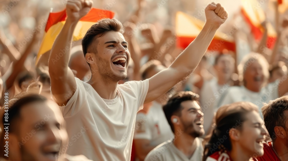 Electrifying Final Match Atmosphere as England and Spain Fans Cheer on Their Teams Electrifying Final Match Atmosphere as England and Spain Fans Cheer on Their Teams