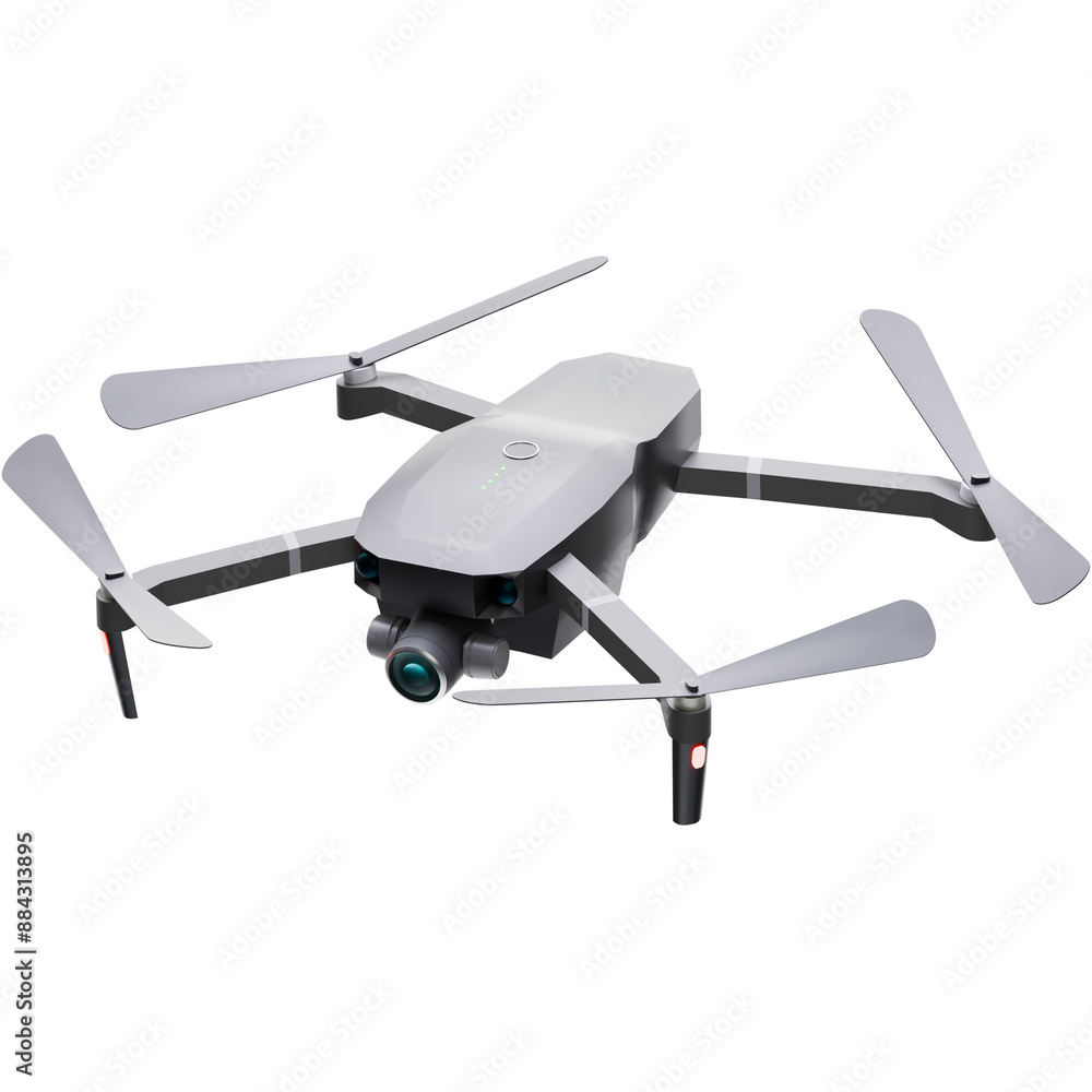 3D illustration Drone object 3D illustration Drone object