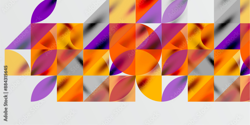 Triangles, round triangles and circles techno art. Vector Illustration For Wallpaper, Banner, Background, Card, Book Illustration, landing page Triangles, round triangles and circles techno art. Vector Illustration For Wallpaper, Banner, Background, Card, Book Illustration, landing page