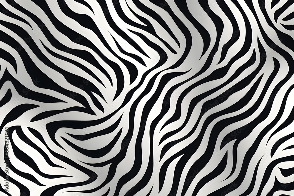 Abstract White Tiger Stripe Pattern Abstract White Tiger Stripe Pattern
