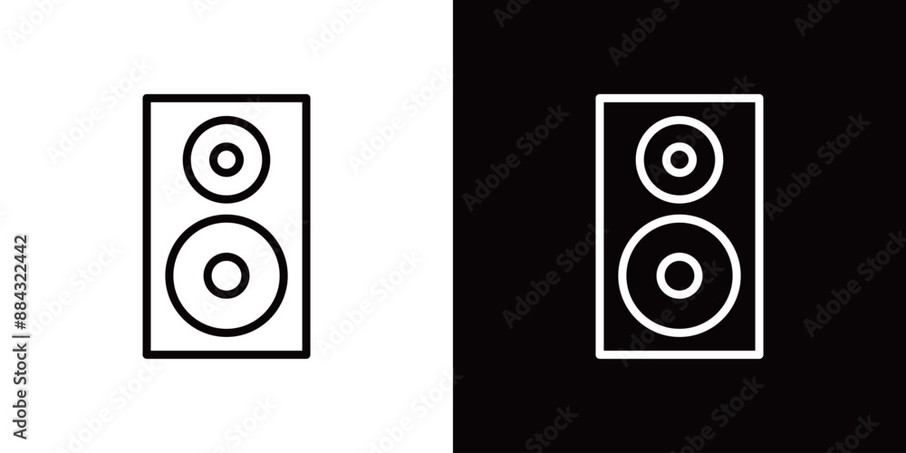 サウンドのシンプルな線画アイコン サウンドのシンプルな線画アイコン