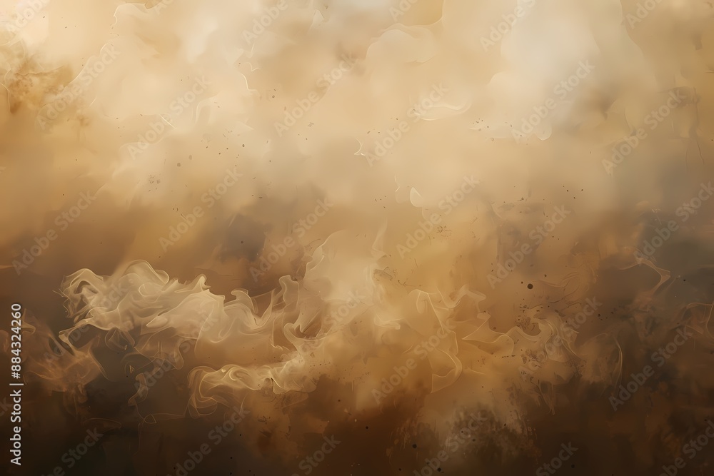 Naklejka premium Watercolor Spill Light Brown