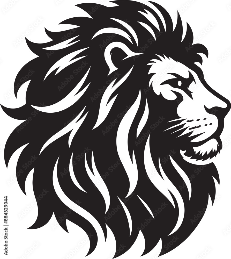 lion silohouette icon lion silohouette icon
