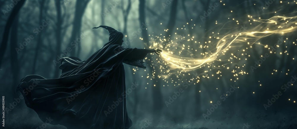 Enchanting Witchcraft: Powerful Spellcasting in Dark Forest Enchanting Witchcraft: Powerful Spellcasting in Dark Forest