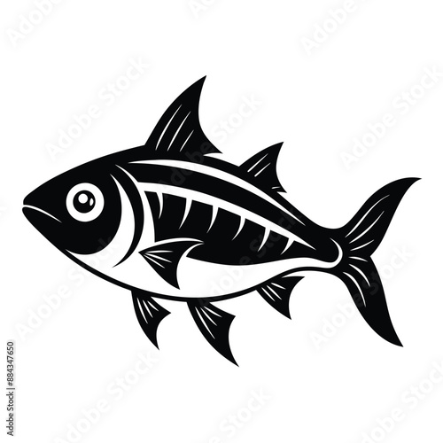 Fish  Silhouette Vector Illustration