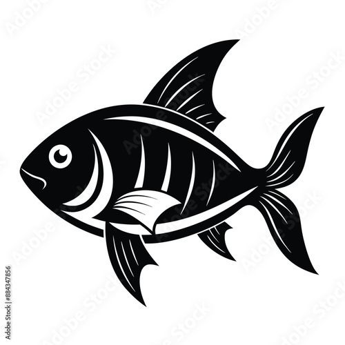 Fish  Silhouette Vector Illustration
