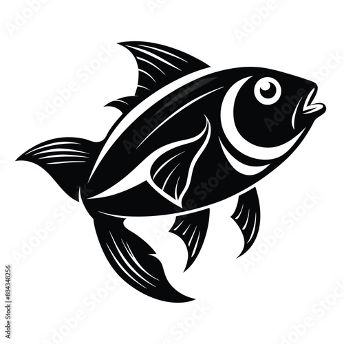 Fish  Silhouette Vector Illustration