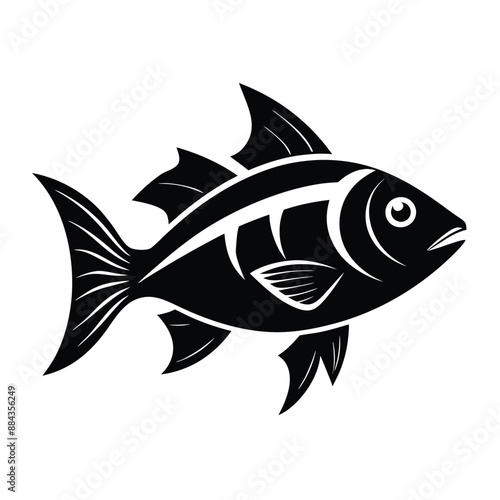 Fish  Silhouette Vector Illustration