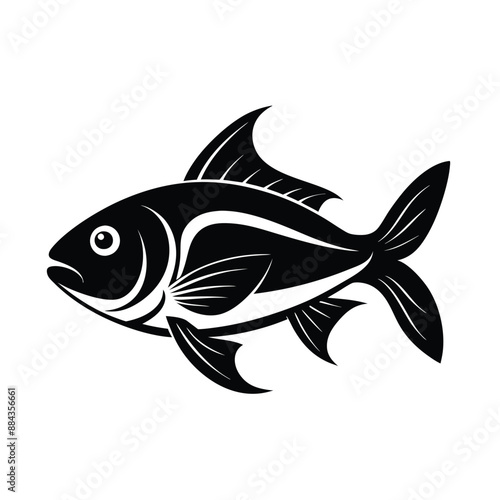 Fish  Silhouette Vector Illustration