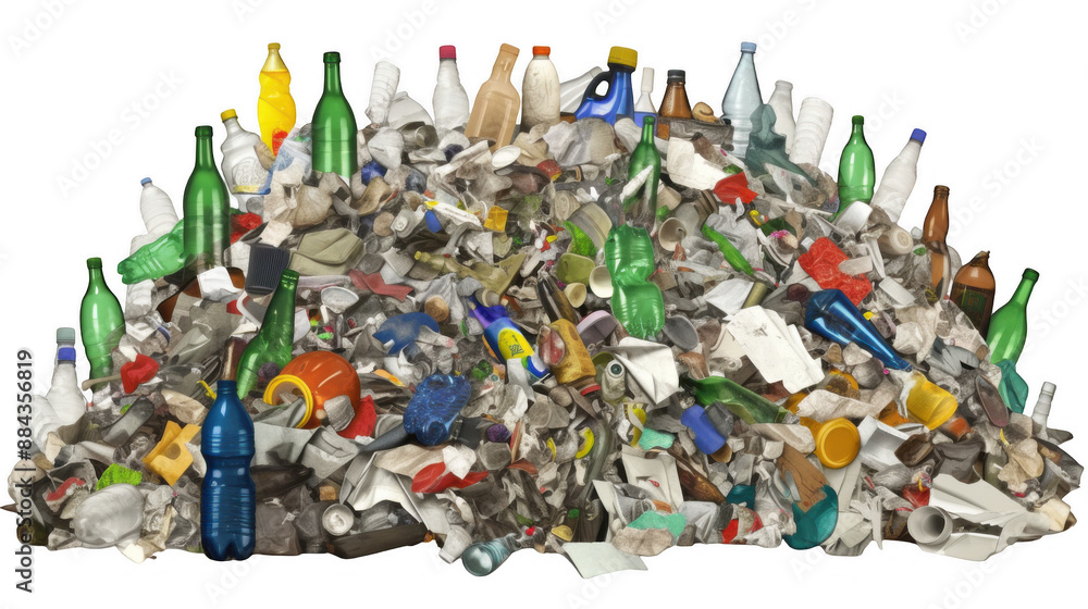 Large Pile of Mixed Garbage Large Pile of Mixed Garbage