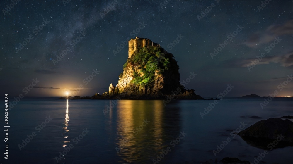 Fototapeta premium sunset over the sea