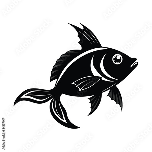 Fish  Silhouette Vector Illustration