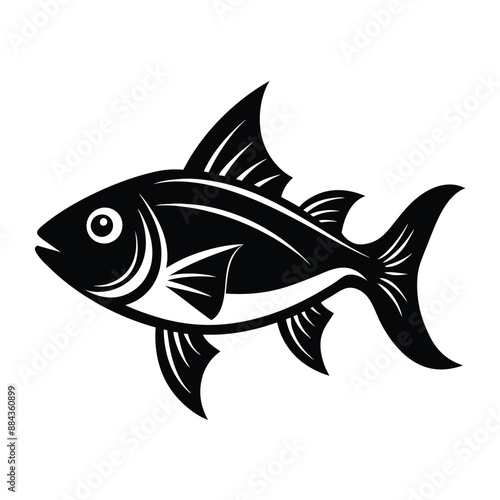 Fish  Silhouette Vector Illustration